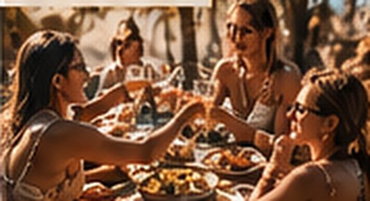Friends sharing a moment outdoors